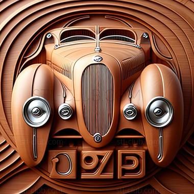 3D model Bugatti Type 55 (STL)